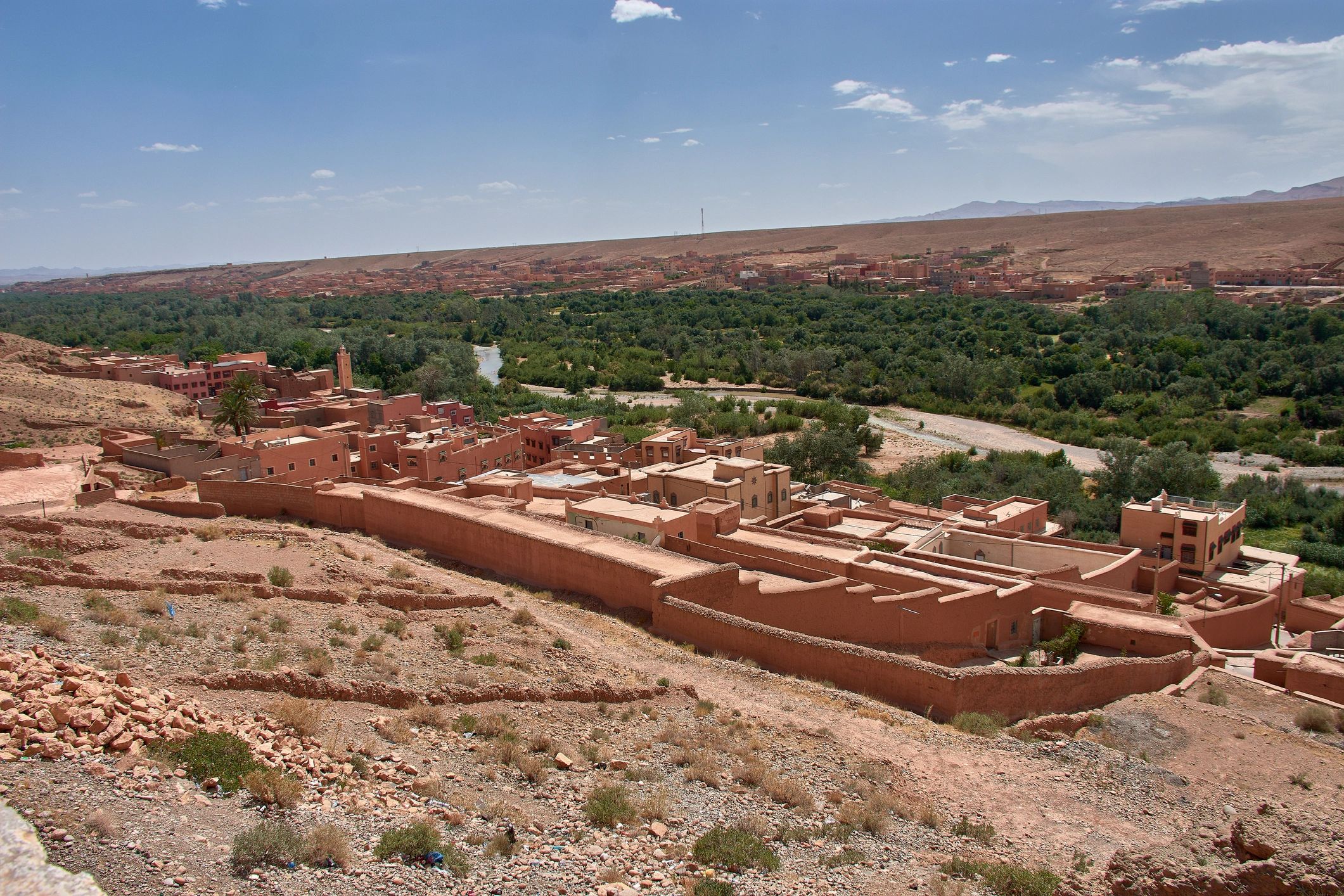 North African desert town landscape inspiring travel in Algeria